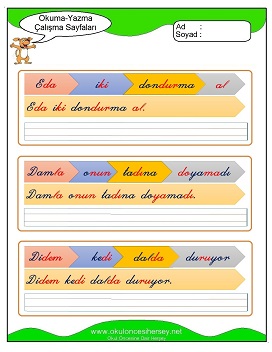 d sesi Grubu Çalışma Sayfaları